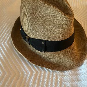 Eugenia Kim natural woven hat with black bow